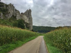 Felsen Altmühlradweg